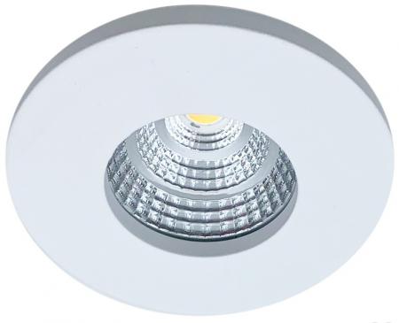 Mobilux LED-Einbauleuchte Badstrahler MOBiDIM COB CLASSIC IP65 9W 2700K 45° weiß