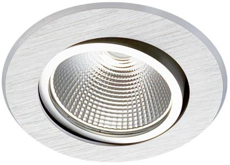 MOBILUX Schwenkbare LED Einbauleuchte MOBiDIM COB POWER 11,5W R DIM2WARM 45° 95Ra alu gebürstet