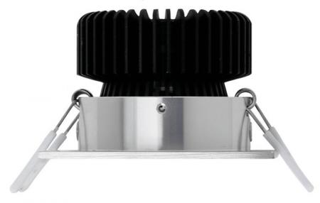 MOBILUX Schwenkbare LED Einbauleuchte MOBiDIM COB POWER 11,5W R DIM2WARM 45° 95Ra alu gebürstet