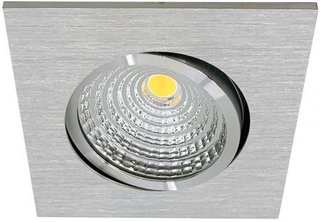 MOBILUX Schwenkbarer Einbaustrahler MOBiDIM COB SLIM DIM2WARM 8,5W 60°alu gebürstet