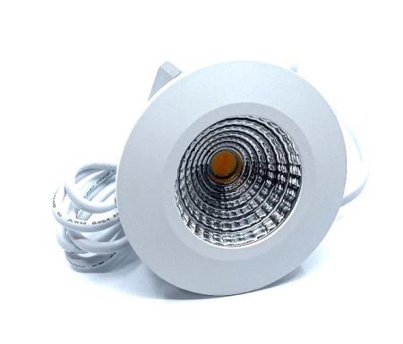 MOBILUX Feuchtraum Einbaustrahler MOBiDIM COB SLIM IP65 R 8,5W D2W 60° weiß