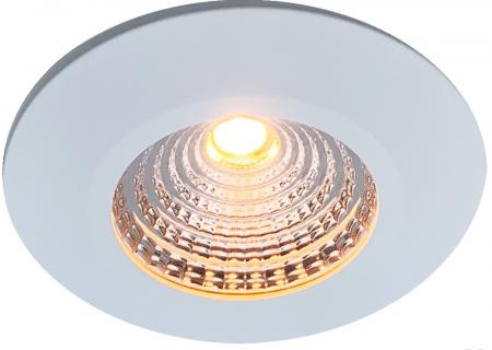 MOBILUX Feuchtraum Einbaustrahler MOBiDIM COB SLIM IP65 R 8,5W D2W 60° weiß