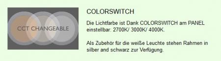 LED Aufbau- & Einbau- Panel MULTiLED 220R Sensor weiß umschaltbare Farbtemperatur 02500225 MOBILUX