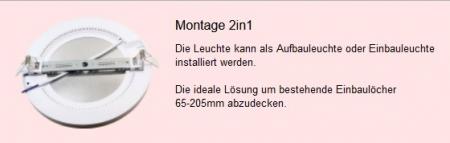 LED Aufbau- & Einbau- Panel MULTiLED 220R Sensor weiß umschaltbare Farbtemperatur 02500225 MOBILUX