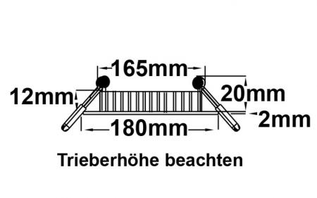 Ultraflaches LED Einbaupanel MOBiDIM 180R 12W dimmbar Ø18cm warmweißes Licht Mobilux