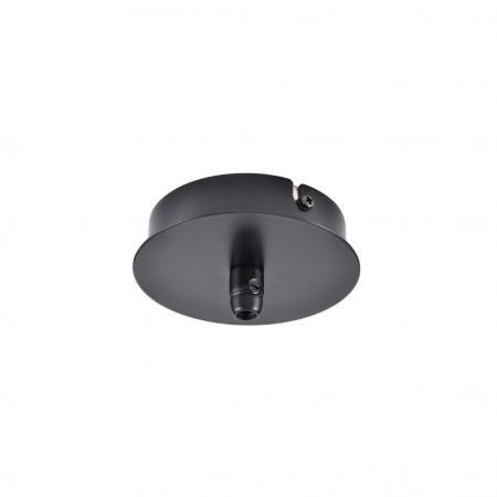 SLV 132600 Deckenrosette 1 Ausgang inkl. Zugentlastung rund schwarz