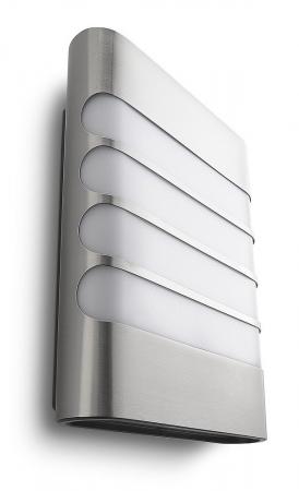 Philips myGarden LED Wandleuchte Raccoon 172734716, 270lm, Edelstahl