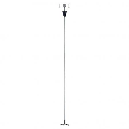 SLV 175160 Drahtseilabhängung-Set mit Stange für S-TRACK 3P.-Schiene 100cm schwarz