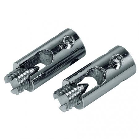 SLV 186352 Einspeiser für NV-Seilsystem, chrom, 2 Stk., max. 25A