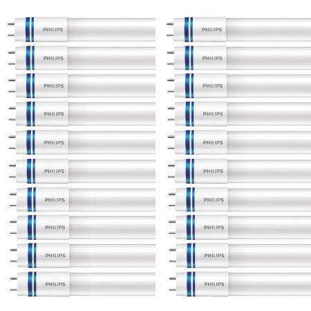20 x 60cm Philips G13/T8 MASTER High Output LED Röhren HF 8W 1050lm 6500K Tageslichtweiß für EVG - Kunststoff