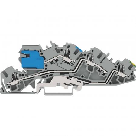 WAGO 2005-7641 Installations-Etagenklemme NT/L/PE 4 mm² mit N-Trennschlitten