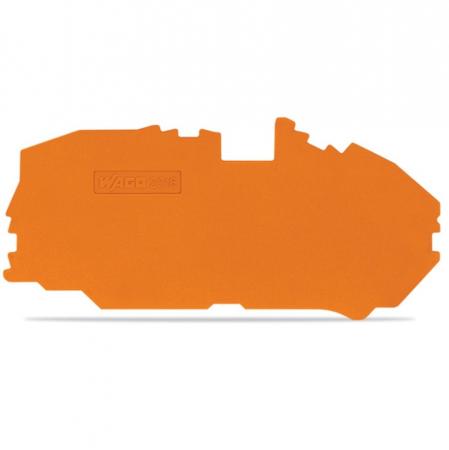 WAGO 2016-7692 Abschlussplatte orange