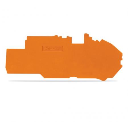 WAGO 2016-7792 Abschlussplatte orange