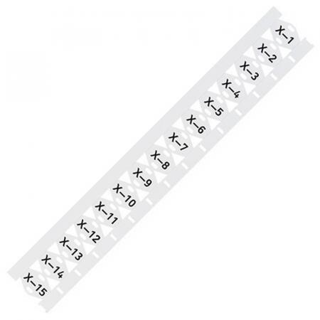 WAGO 211-835 Leitermarkierer Kabelbündelmarkierer 25 x 11 mm weiß