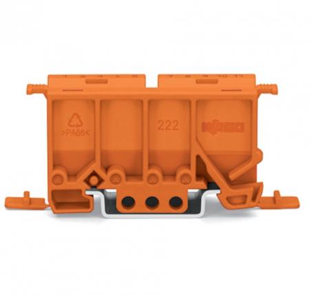 WAGO 222-500 Befestigungsadapter orange