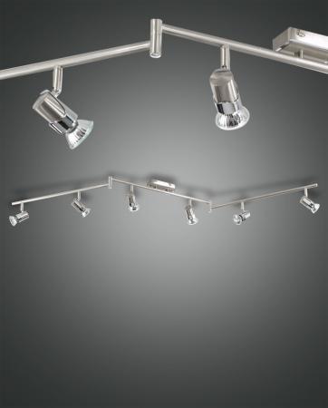 Fabas Luce 2554-86-178 Alice Spot GU10 6x50W Nickel satiniert