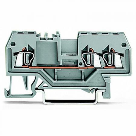 WAGO 279-685 Durchgangsklemme 3-Leiter 1,5 mm² schwarz CAGE CLAMP