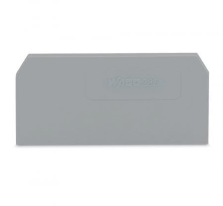 WAGO 280-308 Zwischenplatte Abschluss- und Zwischenplatte 2,5 mm grau