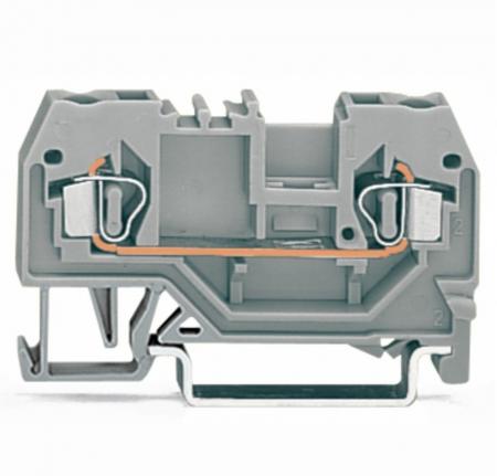 WAGO 280-901 Durchgangsklemme 2,5 mm² CAGE CLAMP grau