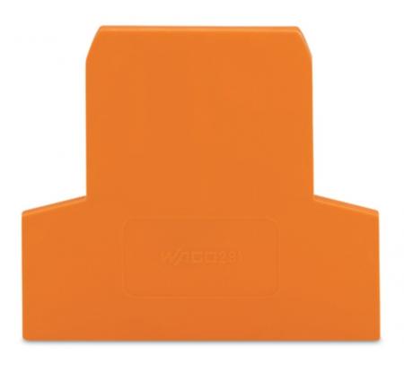 WAGO 281-309 Abschluss- und Zwischenplatte orange