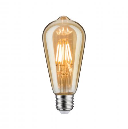 Paulmann 28523 LED Vintage Rustika 6W E27 Gold Dimmbar 1700K - extra warmes licht