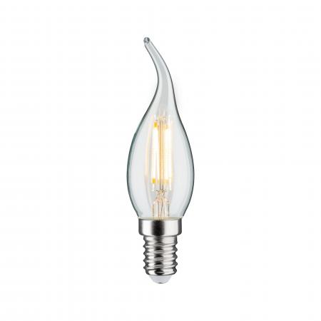 Paulmann 28687 E14 Windstoßlicht LED mit filigranen Filamentfäden dimbares warmes Licht für Wohnräume