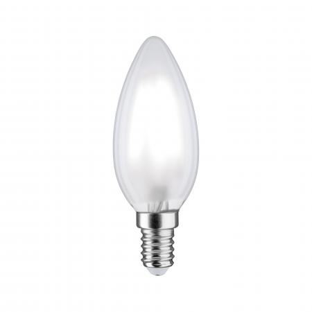 Paulmann 28760 LED Filament Kerze E14 6500K 5W wie 40w matt dimmbar Tageslichtweißes Licht