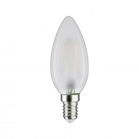 Paulmann 28760 LED Filament Kerze E14 6500K 5W wie 40w matt dimmbar Tageslichtweißes Licht