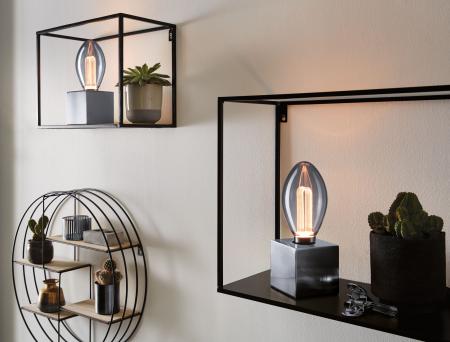 Paulmann 28877 Inner Glow Edition E27 retro vintageLED Birne Arc 3,5W extra warmweiß Rauchglas