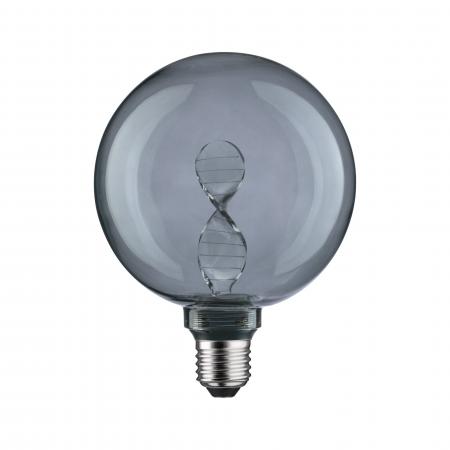 Paulmann 28882 Inner Glow Edition E27 LED Globe Helix  3,5W extra warmweiß Rauchglas