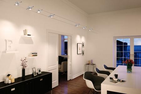 3er Set Paulmann 28914 LED Reflektor GU5,3 modern 6W warmweiß Chrom