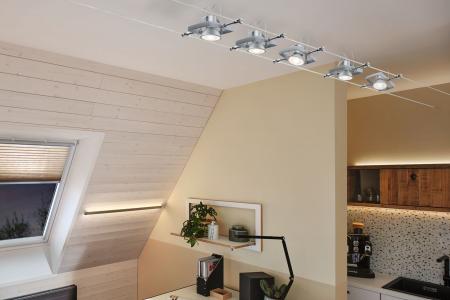 3er Set Paulmann 28914 LED Reflektor GU5,3 modern 6W warmweiß Chrom