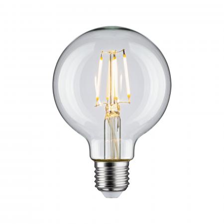Paulmann 28954 Filament E27 LED Globe retro G80 4,8W warmweiß Klar