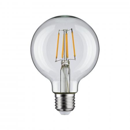 Paulmann 28954 Filament E27 LED Globe retro G80 4,8W warmweiß Klar