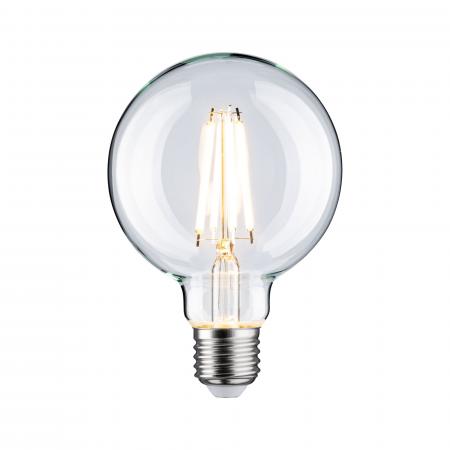 Paulmann 28970 Filament E27 LED Globe retro G95 9W warmweiß dimmbar Klar
