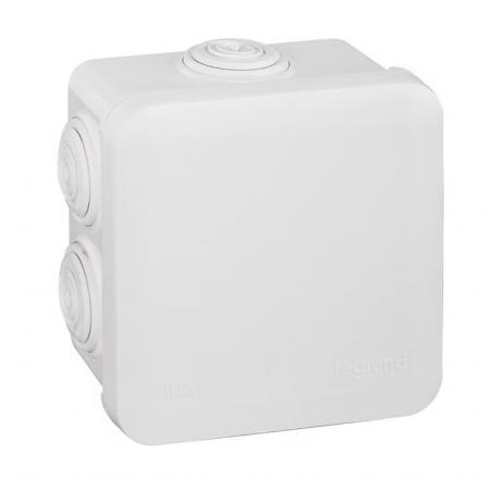 Legrand 092013 Plexo Abzweigdose IP55 80 x 80 x 45 mm mit Membraneinführungen