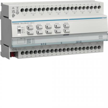 Hager Schalt-/Jal.akt. 20/10f KNX Secure, 16A