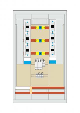 Hager ZAW,Univ.N,1355x780x315mm,TN-S-SystemOst