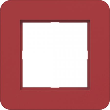 Hager Rahmen 1fach C.8 rot glänzend