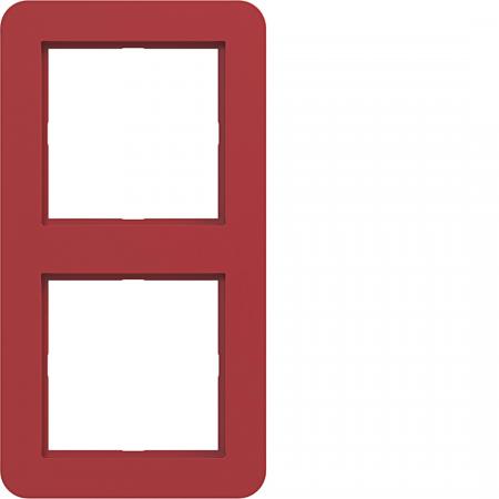 Hager Rahmen 2fach C.1 rot glänzend