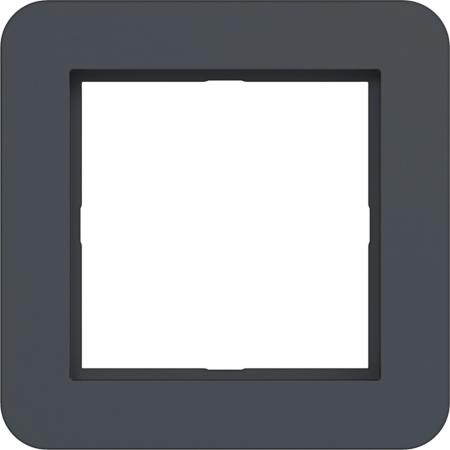 Hager LED-Rahmen 1fach C.1 anthrazit matt lack