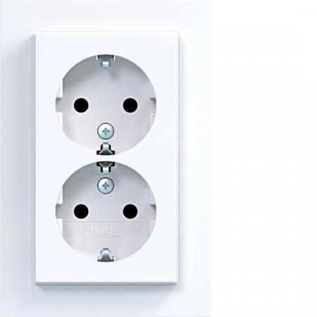 Hager D-STD SKO ADP ho. EHBS A.1 lichtweiß gl
