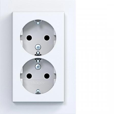 Hager D-STD SKO ADP ho. EHBS A.1 lichtweiß mt