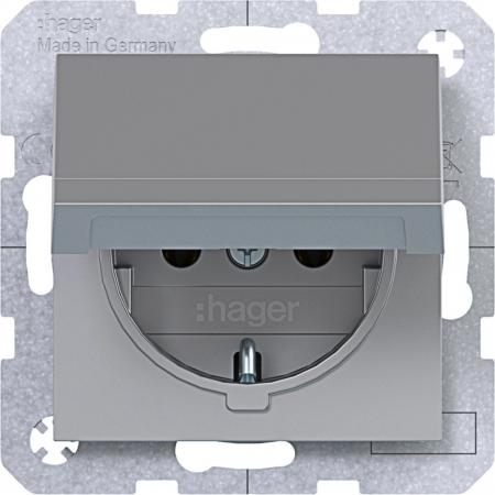 Hager SD SCHUKO KLD Ax/Cx titan met lack