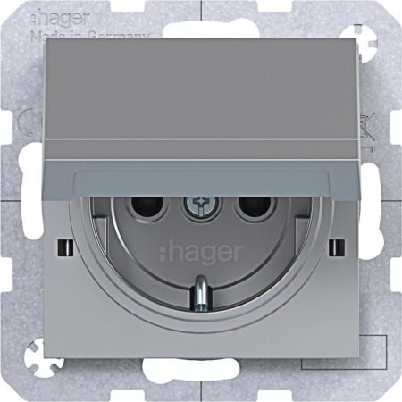 Hager SD SCHUKO KLD Ax/Cx titan met lack
