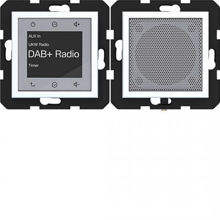 Hager Radio Touch DAB+ Lspr. A.x/C.x lweiß ma