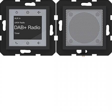 Hager Radio Touch DAB+ Lspr. A.x/C.x schw ma