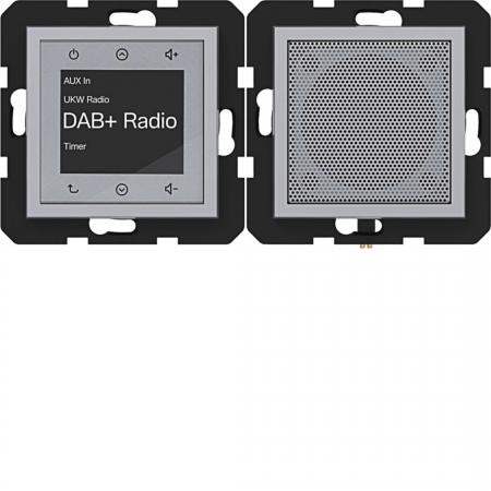 Hager Radio Touch DAB+ Lspr. A.x/C.x titan met