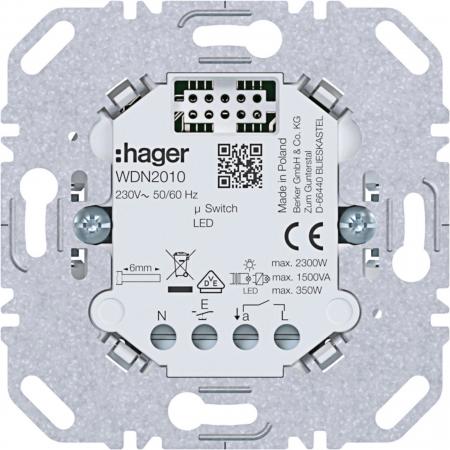 Hager Universal Schalteinsatz 1-fach (R,L,C,LED)