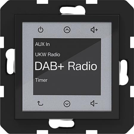 Hager Radio Touch DAB+ A.x/C.x schwarz glänz